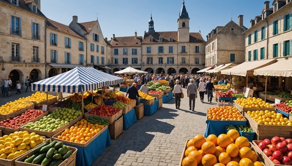 Les marchés locaux de Charente-Maritime : produits frais et artisanat local